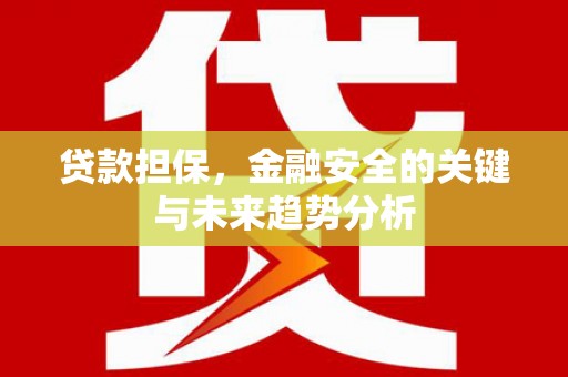 平果贷款担保，金融安全的关键与未来趋势分析