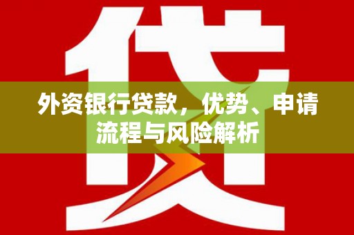平果外资银行贷款，优势、申请流程与风险解析