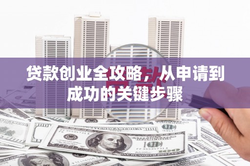 平果贷款创业全攻略，从申请到成功的关键步骤