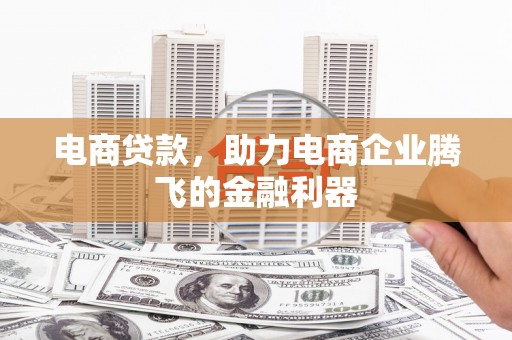 平果电商贷款，助力电商企业腾飞的金融利器