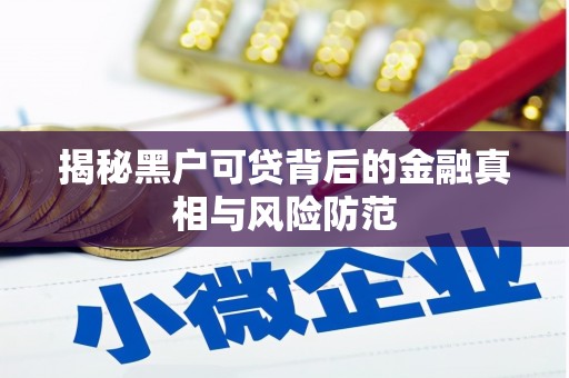 平果揭秘黑户可贷背后的金融真相与风险防范