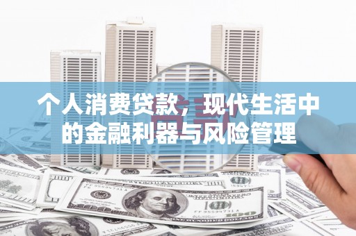 平果个人消费贷款，现代生活中的金融利器与风险管理