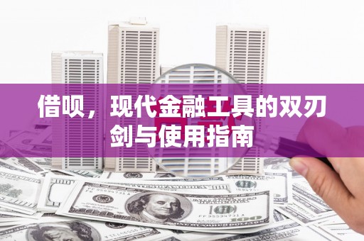平果借呗，现代金融工具的双刃剑与使用指南