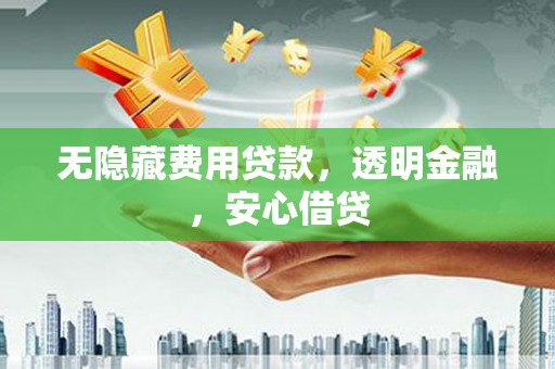 平果无隐藏费用贷款，透明金融，安心借贷