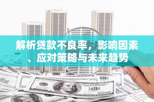 平果解析贷款不良率，影响因素、应对策略与未来趋势