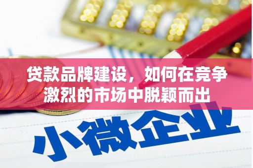 平果贷款品牌建设，如何在竞争激烈的市场中脱颖而出