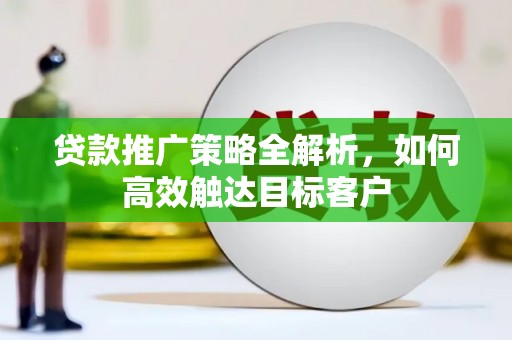 平果贷款推广策略全解析，如何高效触达目标客户