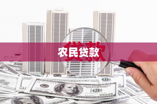 平果农民贷款