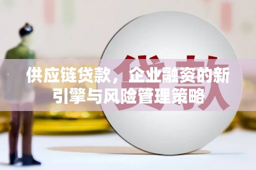 平果供应链贷款，企业融资的新引擎与风险管理策略