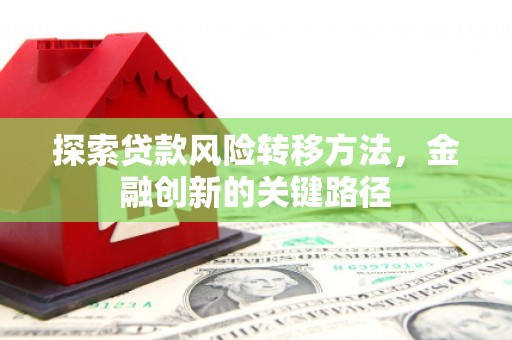 平果探索贷款风险转移方法，金融创新的关键路径