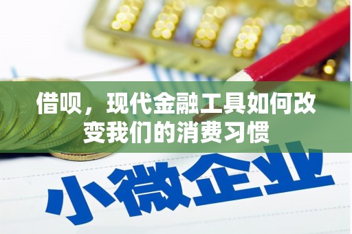 平果借呗，现代金融工具如何改变我们的消费习惯