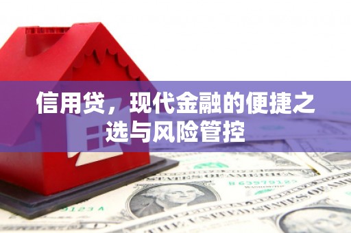 平果信用贷，现代金融的便捷之选与风险管控