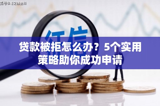 平果贷款被拒怎么办？5个实用策略助你成功申请