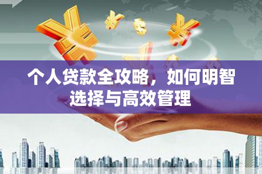 平果个人贷款全攻略，如何明智选择与高效管理